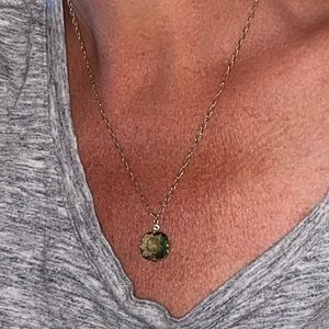 Catherine Popesco Single Stone Crystal Necklace